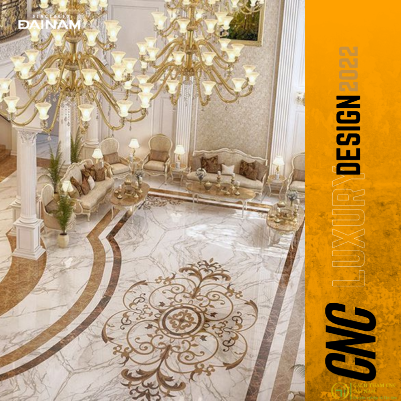 GẠCH ĐẠI NAM | Chuyên gia công gạch thảm lát nền trang trí hoa văn CNC cao cấp