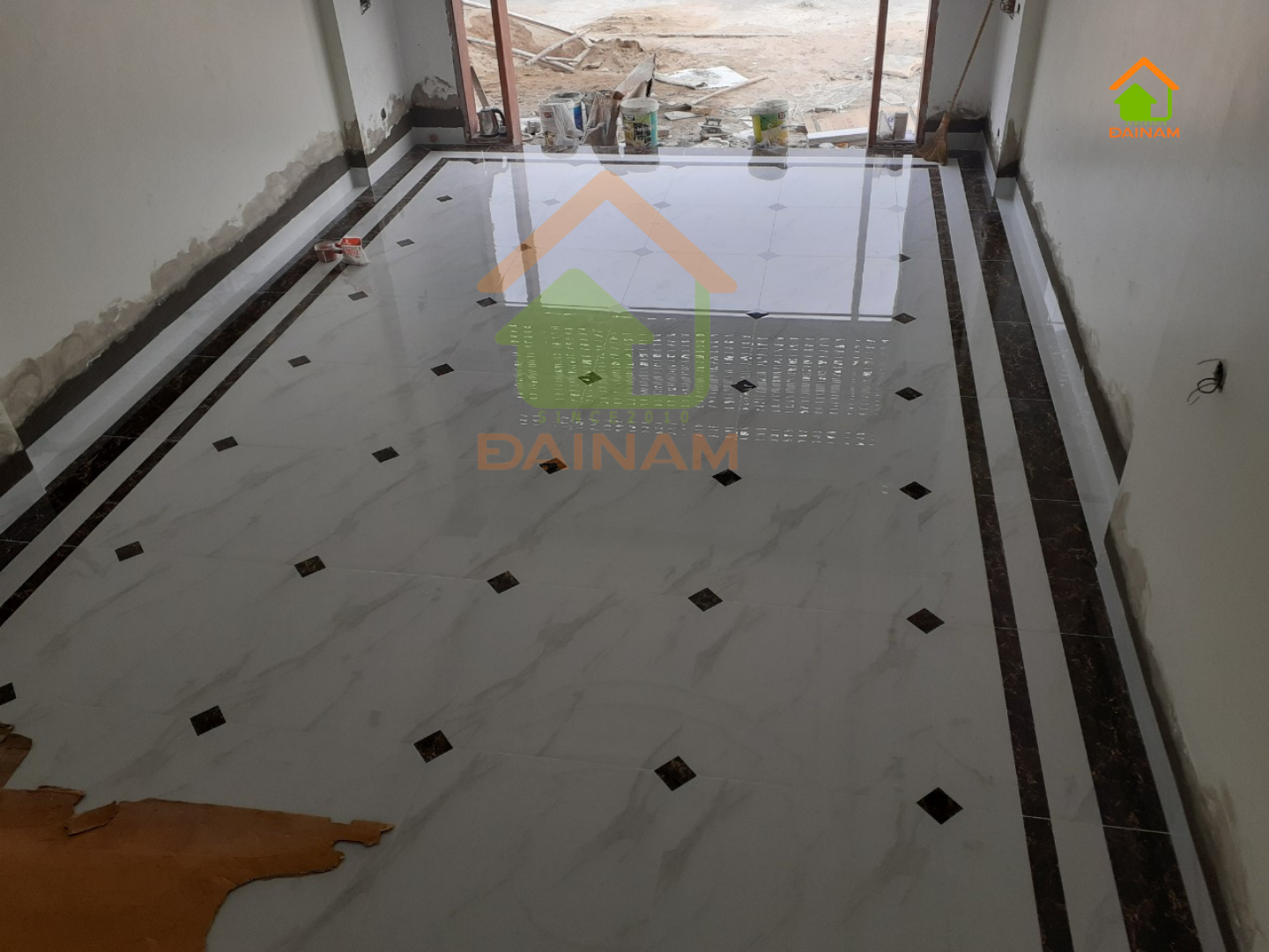 Thảm hoa văn chữ nhật Bảo Long