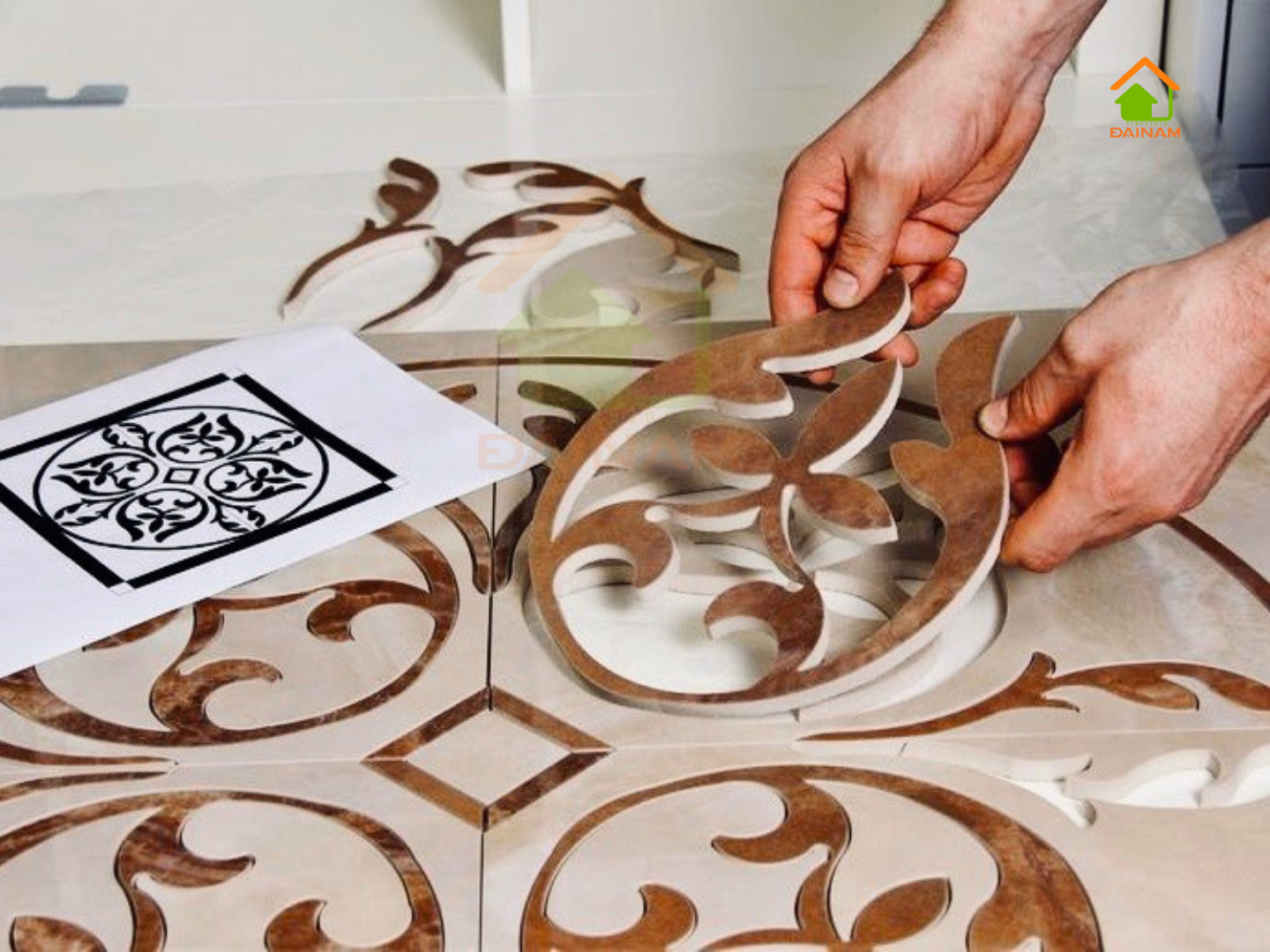 GẠCH ĐẠI NAM | Chuyên gia công gạch thảm lát nền trang trí hoa văn CNC cao cấp