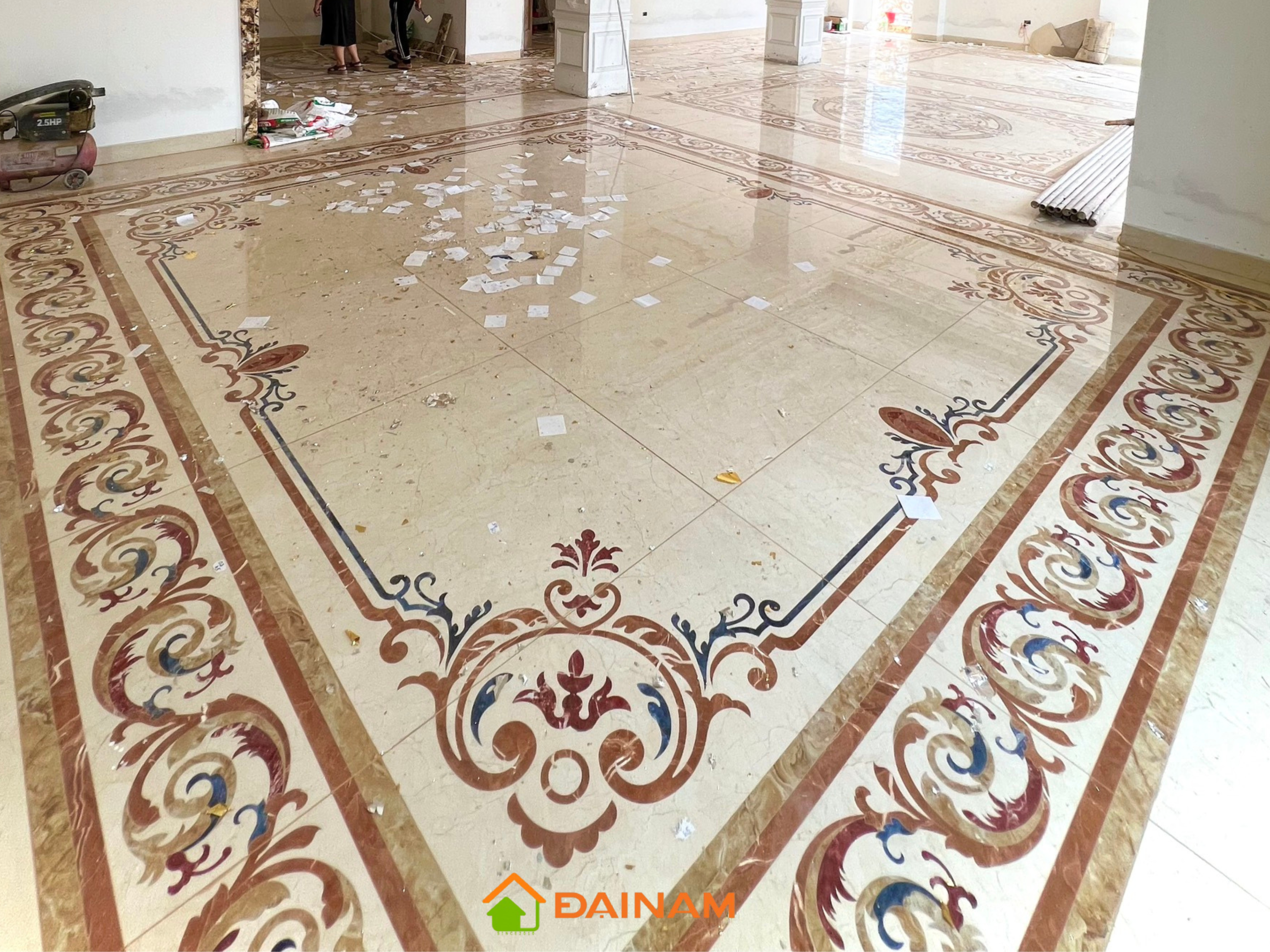 GẠCH ĐẠI NAM | Chuyên gia công gạch thảm lát nền trang trí hoa văn CNC cao cấp