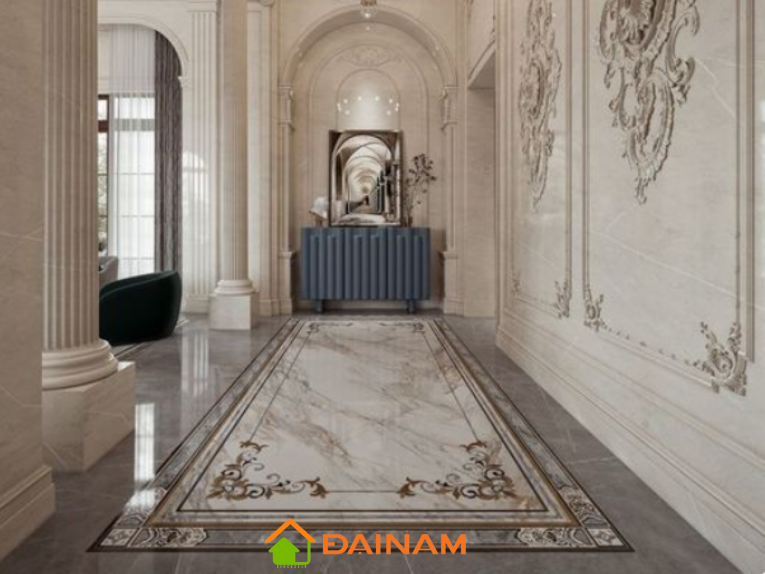 GẠCH ĐẠI NAM | Chuyên gia công gạch thảm lát nền trang trí hoa văn CNC cao cấp