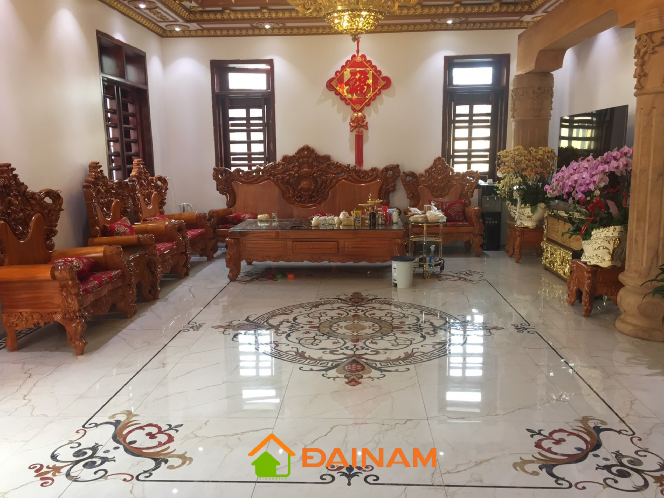 GẠCH ĐẠI NAM | Chuyên gia công gạch thảm lát nền trang trí hoa văn CNC cao cấp