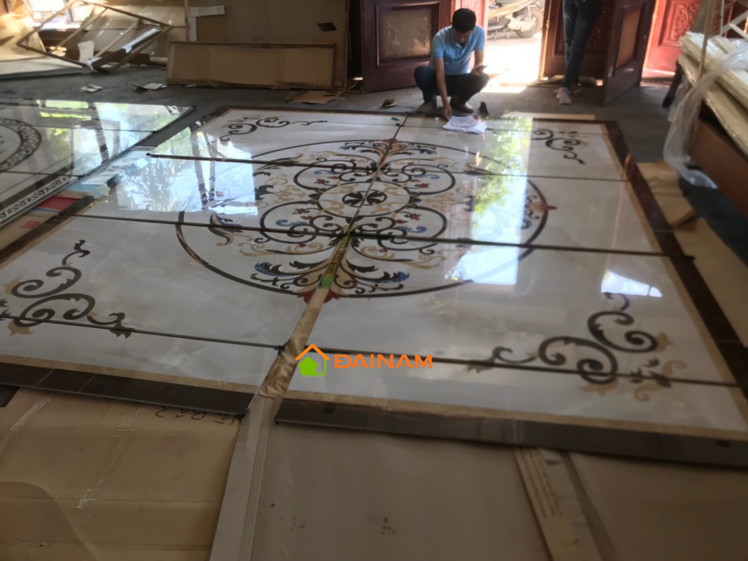 GẠCH ĐẠI NAM | Chuyên gia công gạch thảm lát nền trang trí hoa văn CNC cao cấp