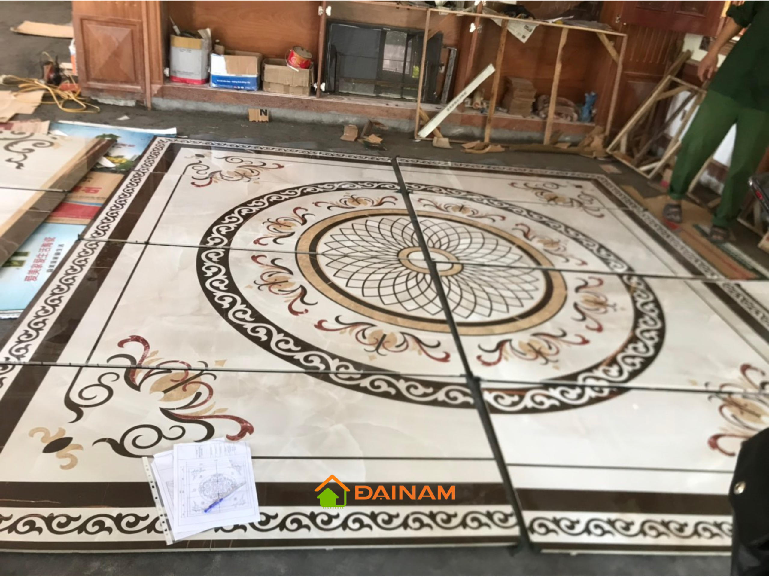 GẠCH ĐẠI NAM | Chuyên gia công gạch thảm lát nền trang trí hoa văn CNC cao cấp
