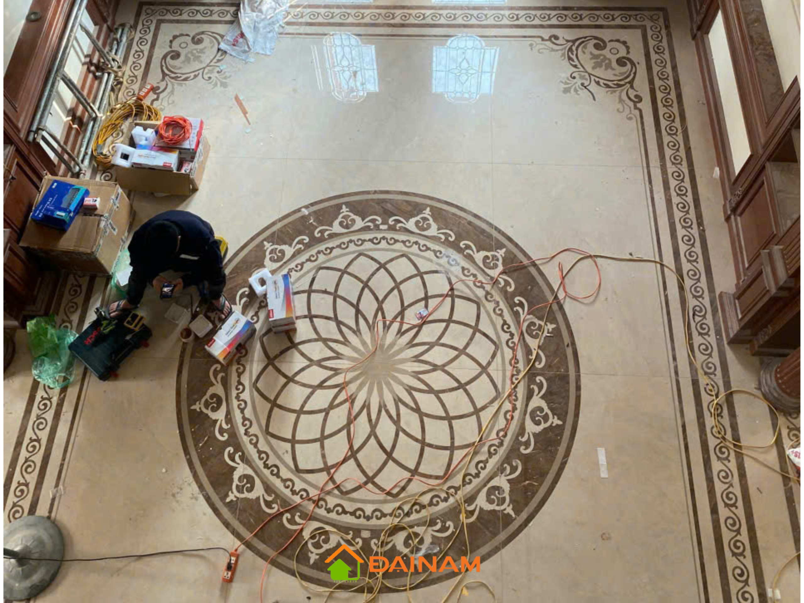 GẠCH ĐẠI NAM | Chuyên gia công gạch thảm lát nền trang trí hoa văn CNC cao cấp
