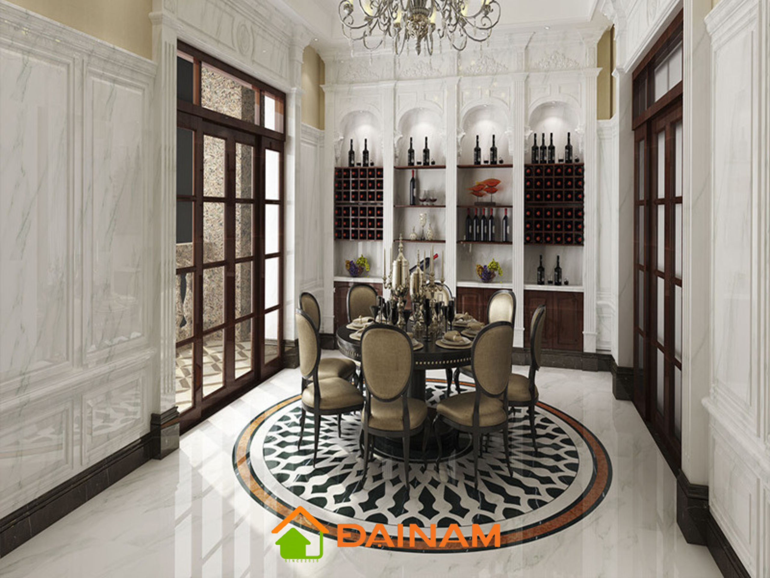 GẠCH ĐẠI NAM | Chuyên gia công gạch thảm lát nền trang trí hoa văn CNC cao cấp