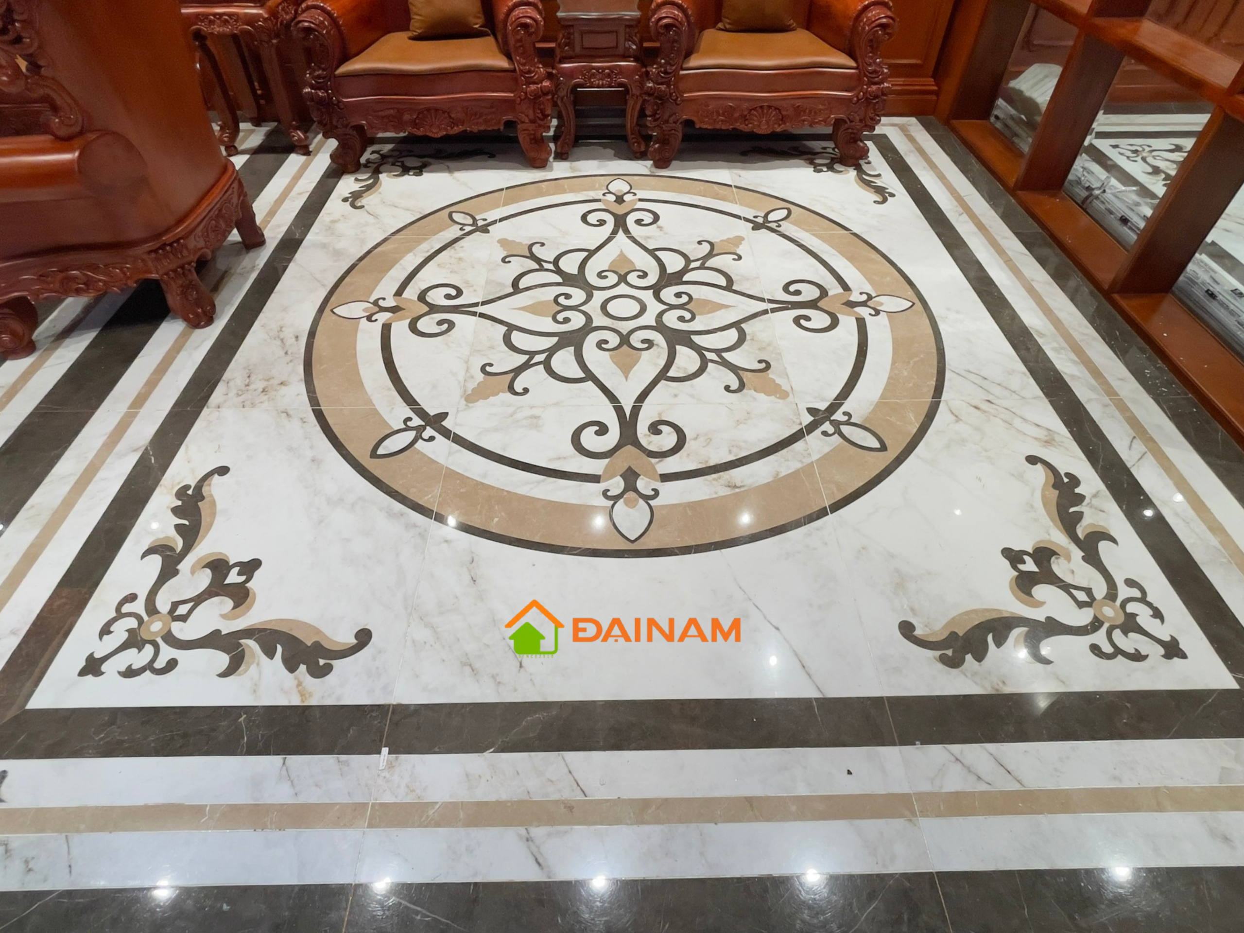 GẠCH ĐẠI NAM | Chuyên gia công gạch thảm lát nền trang trí hoa văn CNC cao cấp
