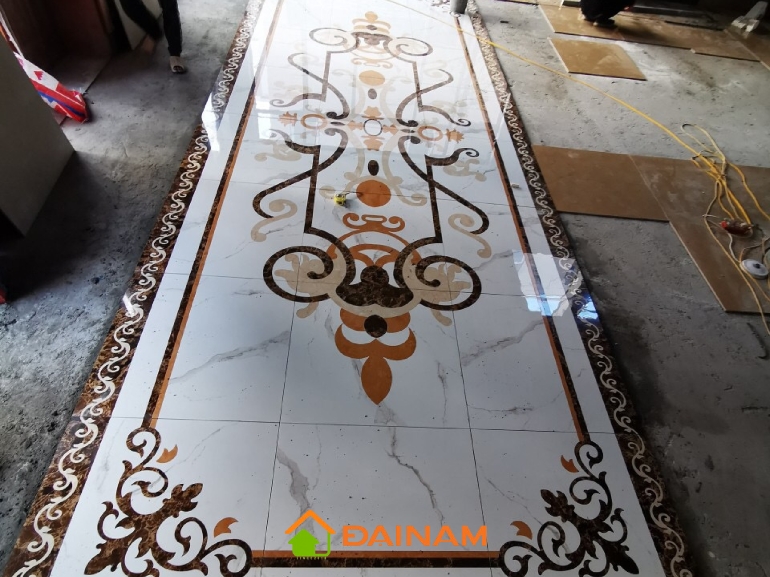 GẠCH ĐẠI NAM | Chuyên gia công gạch thảm lát nền trang trí hoa văn CNC cao cấp